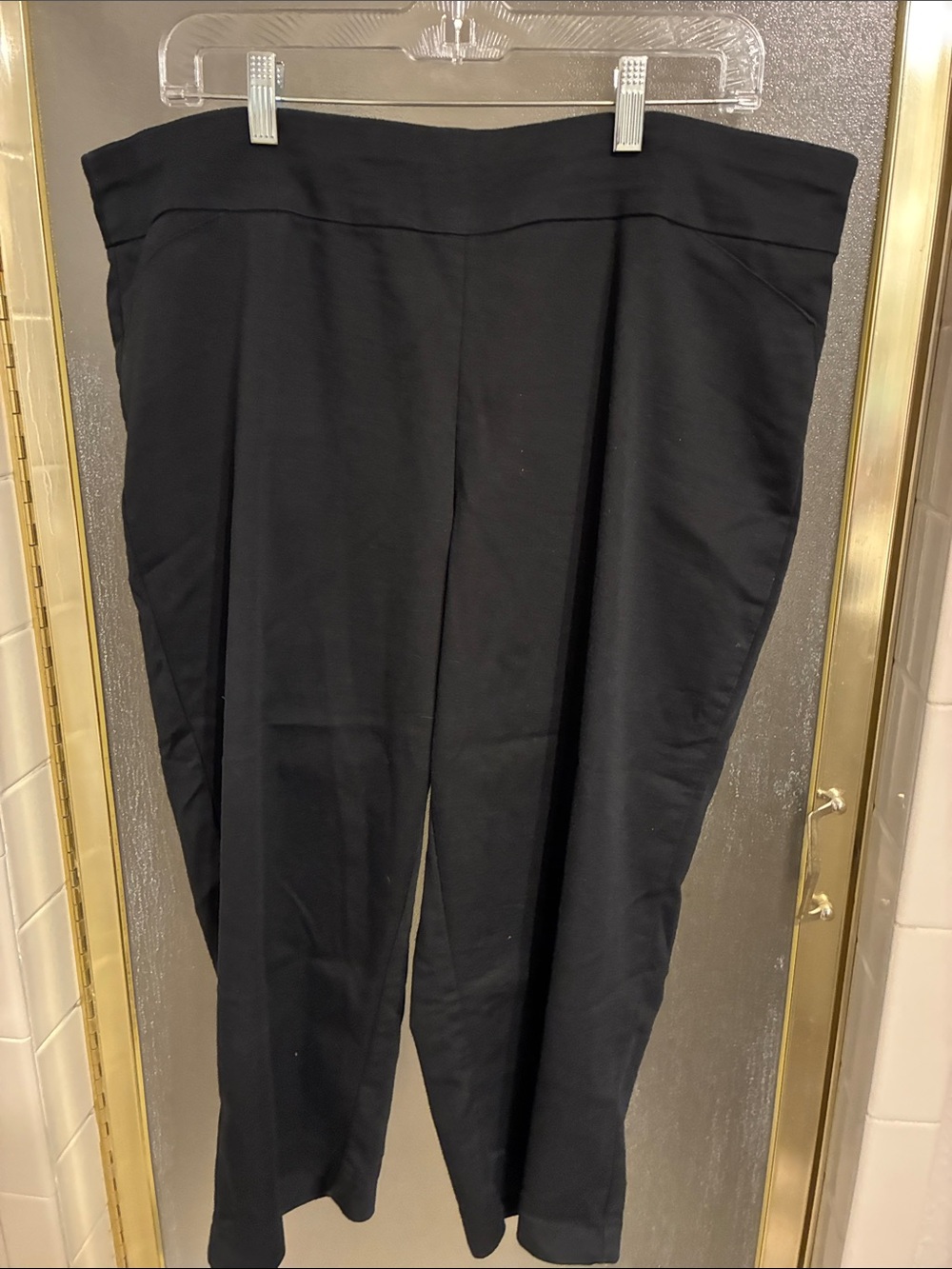 croft & barrow Black Women's Pants with Branded Waistband